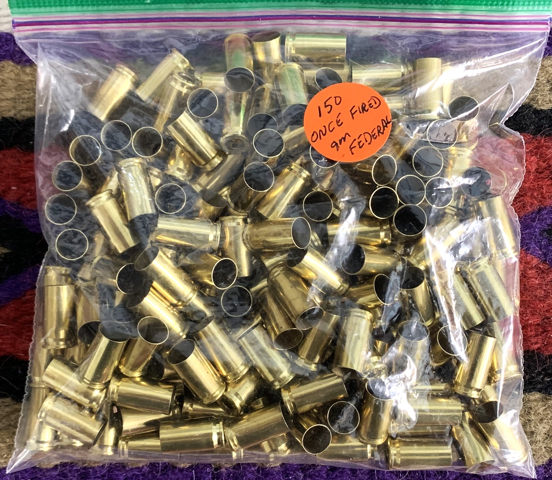 9mm S&B and FEDERAL ONCE FIRED BRASS - 410 PCS. - 3 - 1733710562726_fed 1