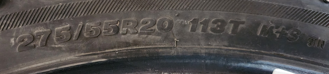 Bridgestone Dueler tires 275/55/20 - 5 - 1733945095362_1000017737