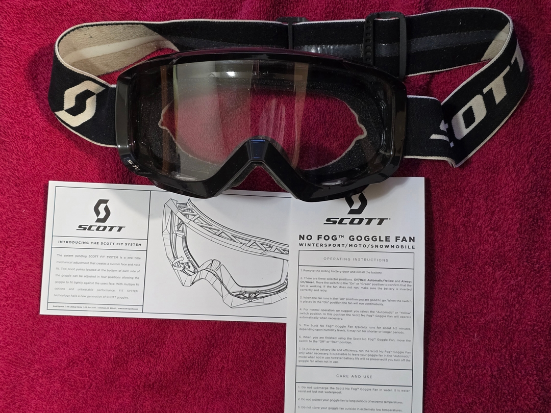 SCOTT SNOWMOBILE / SKI ANTI-FOG GOGGLES - 1 - 1734220475928_1000038599