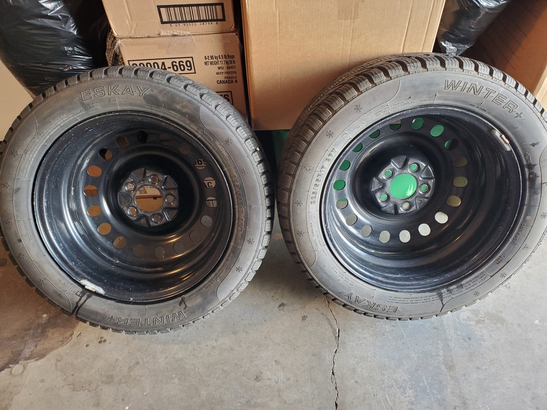 2 Eskay winter tires and rims - 4 - 1734713344962_20241120_151246