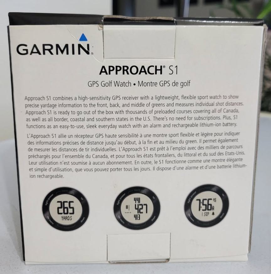 GPS Golf Watch - Garmin Approach S1 - New - 3 - 1735246090246_3