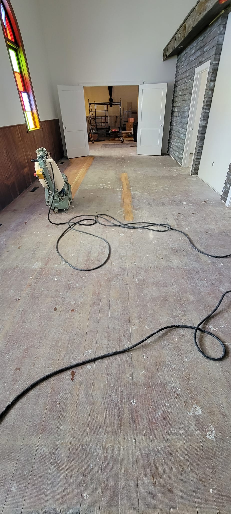 Hardwood Floor Refinishing, Flooring Installtion - 2 - 1736185092044_BowdenChurch1-before