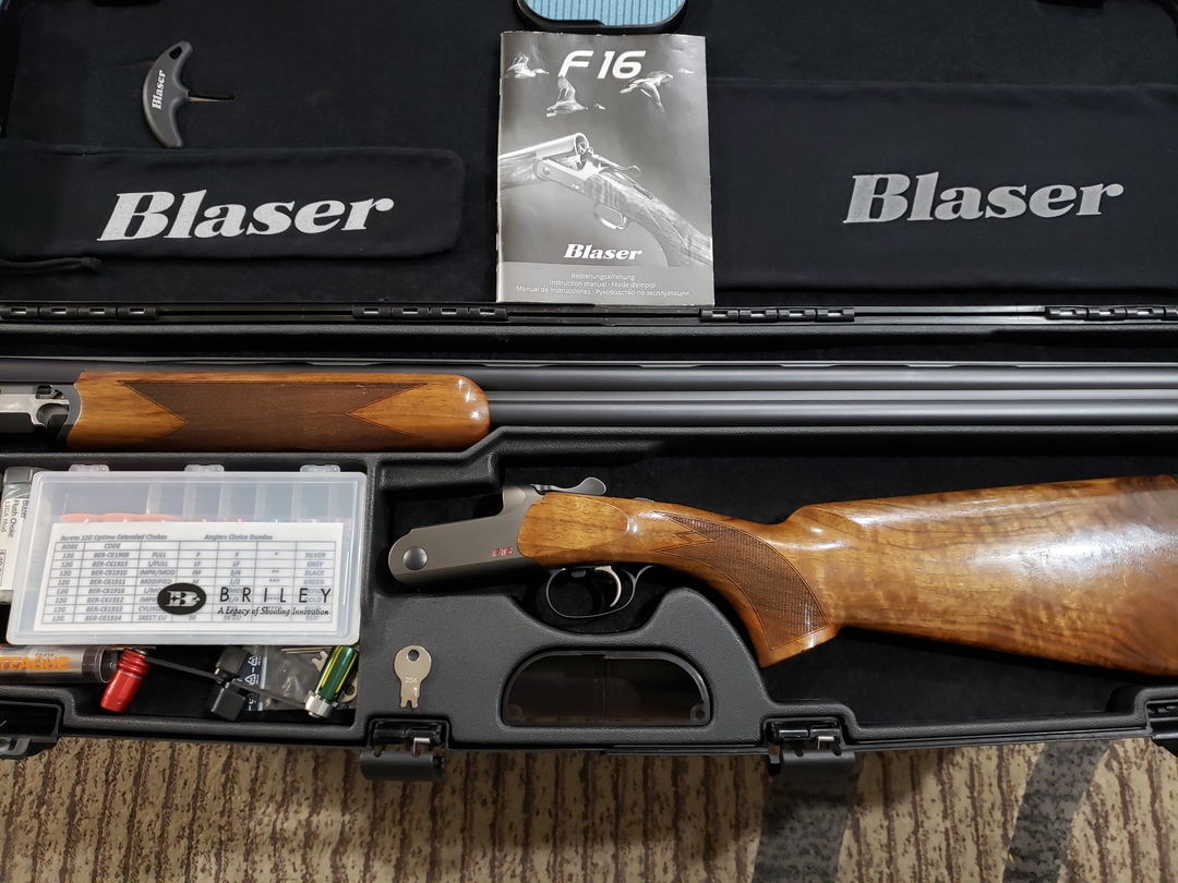 Blaser F16 Sport Over / Under Shotgun w/ 13 Chokes (Briley & Teague) - 1 - 1736748268329_20250112_230057