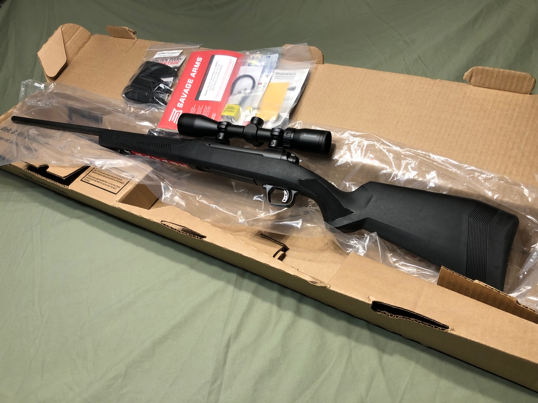 NEW! Savage 110 Engage Hunter XP 30-06 Sprg Rifle Combo w/Bushnell Engage 3-9x40mm Scope *$55 Hornady ELD-X Ammo Deal; $189 NEW! Vortex Scope Options* - 1 - 1737243328688_IMG_6243