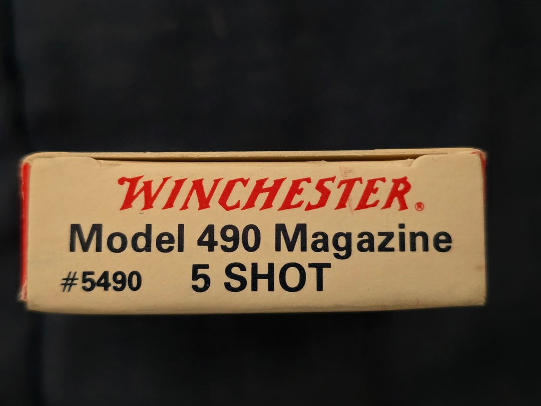 WINCHESTER MODEL 490  22LR 5 RND MAGAZINE - 3 - 1737413300108_1000040616