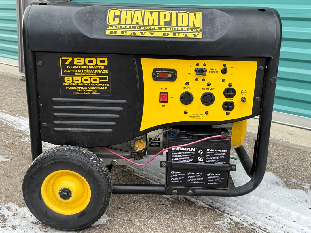 Champion 389cc 7800 Watt Generator With Electric Start - 1 - 1737564445324_IMG_0012