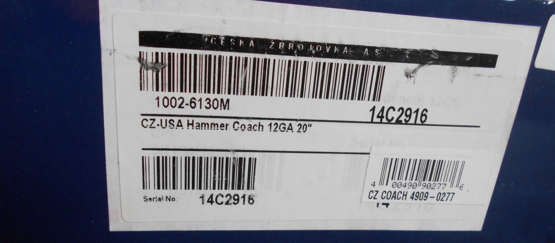 *** NEW IN BOX ***  CZ Hammer Coach External Hammers 12 Gauge Shot Gun - 3 - 1738084203798_DSCN2404