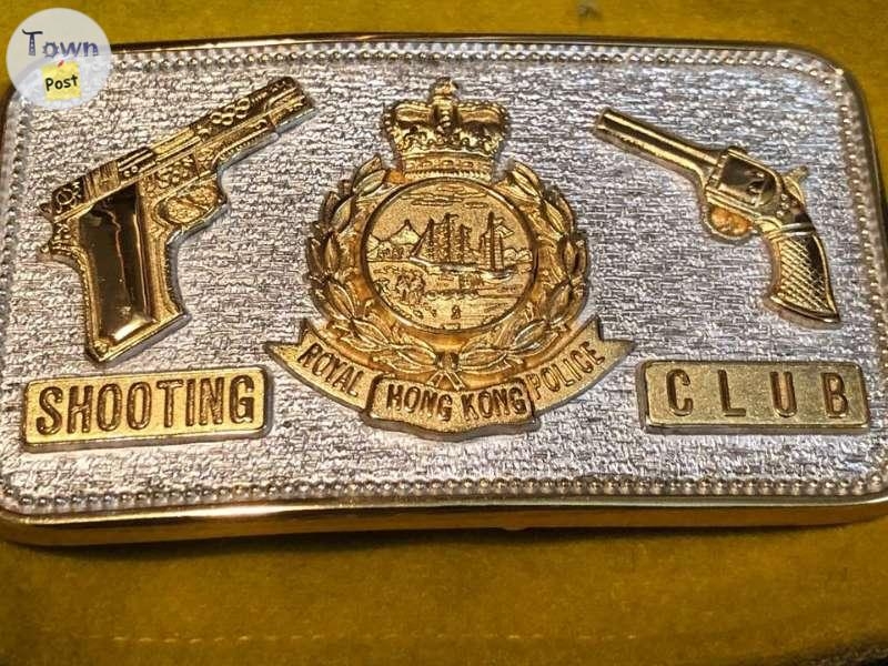 Royal Hong Kong Police shooting club belt buckle - 1 - 482690-1614864431