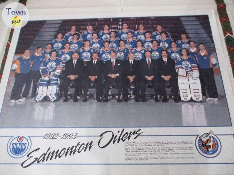 1992-93 EDMONTON OILERS TEAM POSTER - 1 - 570677-1625349892