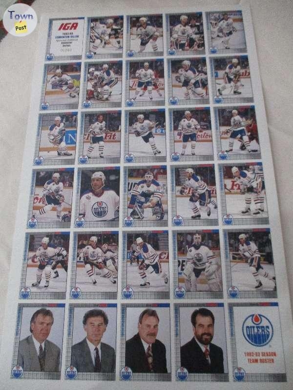 IGA SPECIAL EDITION ~ OILERS / FLAMES ~ UNCUT POSTERS - 3 - 570680-1625350259_1