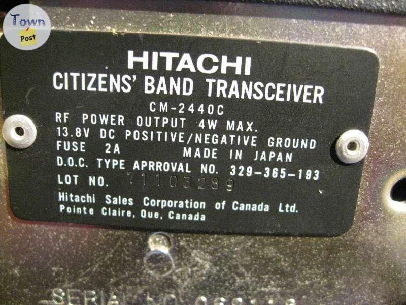 40 ch HITACHI cb radio - 5 - 642381-1639671895_3