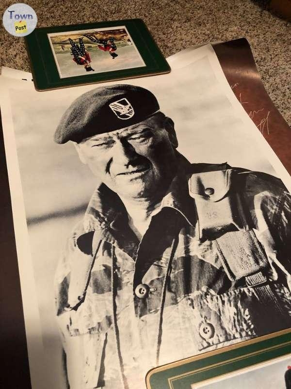 The Green Berets black and white John Wayne Poster! - 2 - 731412-1654437354_0