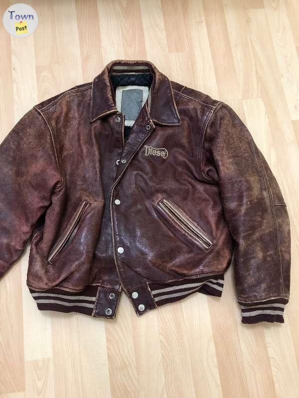 Vintage Diesel leather jacket - 2 - 738533-1655247100_0