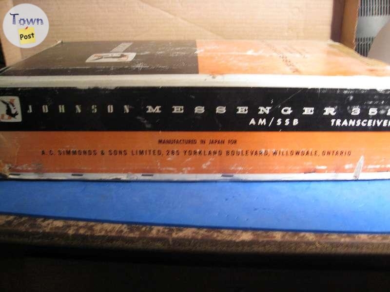 JOHNSON  MESSENGER 352 SSB cb radio - 2 - 752688-1657655704_0