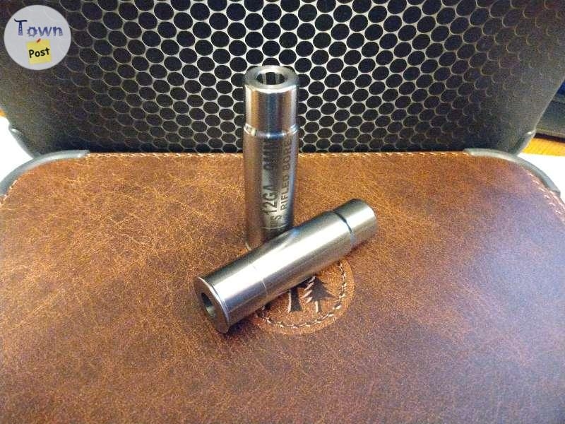 12GA to 9MM RIFLED Shotgun Adapter - Chamber Reducer - Stainless NEW $110 - 1 - 766350-1660523147