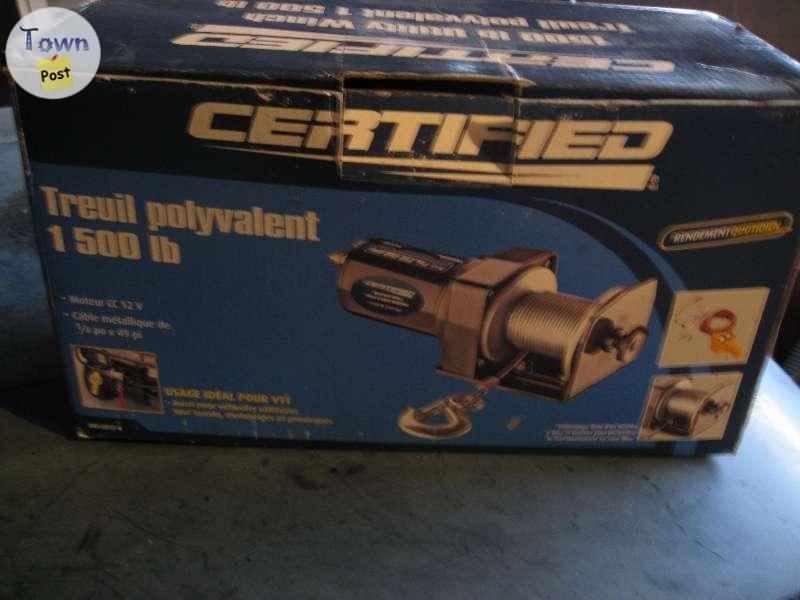 CERTIFIED BRAND NEW IN BOX 1500 LB ATV WINCH - 1 - 803062-1667331200