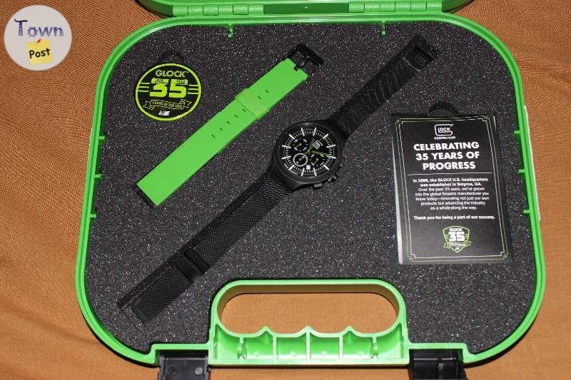 Glock. Authentic Glock Limited Edition Precision 35th Anniversary Titanium Solar Chronograph Watch - 4 - 847821-1676128963_2