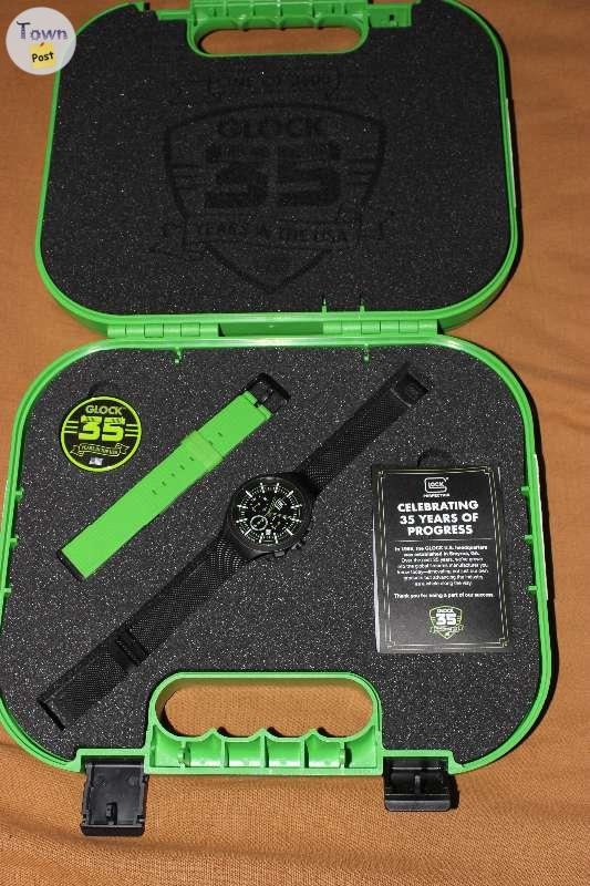 Glock. Authentic Glock Limited Edition Precision 35th Anniversary Titanium Solar Chronograph Watch - 5 - 847821-1676128963_3