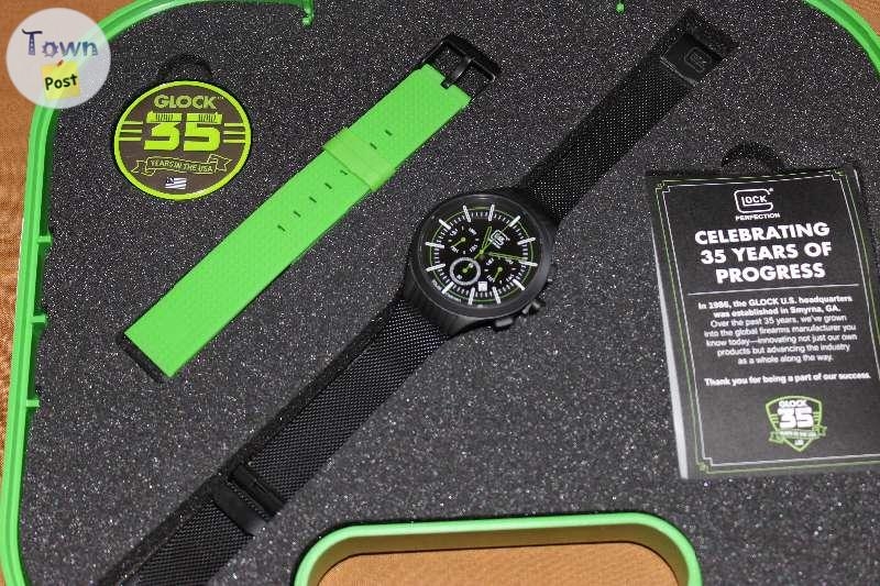 Glock. Authentic Glock Limited Edition Precision 35th Anniversary Titanium Solar Chronograph Watch - 6 - 847821-1676128963_4