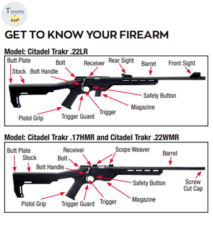 Citadel TRAKR 22 LR Bolt Action Rifle with Sights CIT22LRBLT - 3 - 858449-1676672758_0