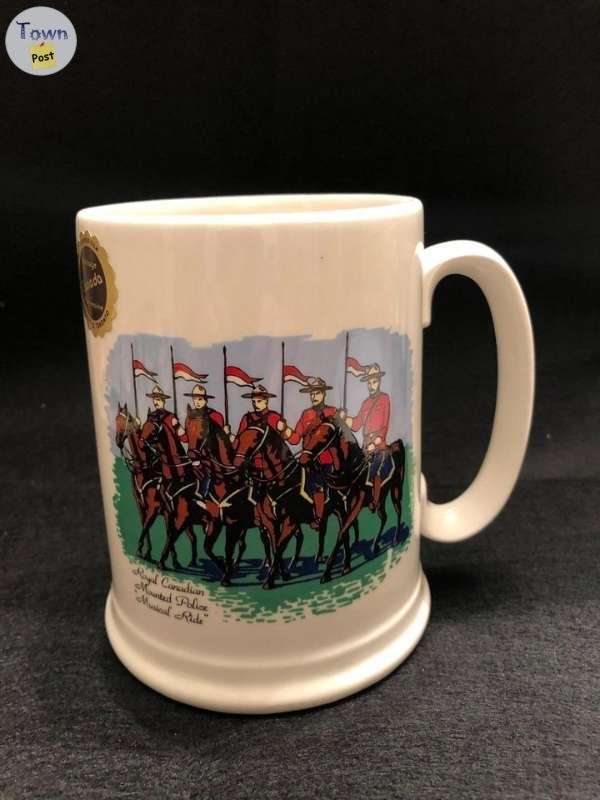 Glass RCMP Musical Ride Beer Mug from 1980s - 1 - 864395-1677677192