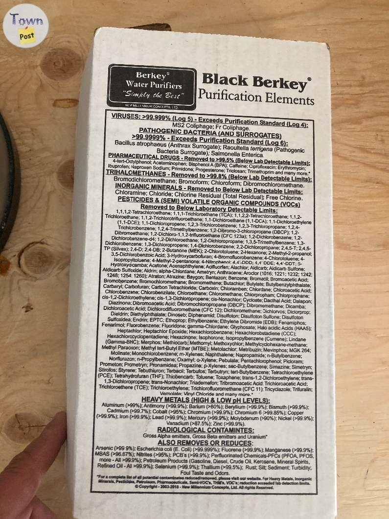 Black Berkey Element (BB9-2) and Berkey PF-2 Fluoride filters - 1 - 875444-1679335950