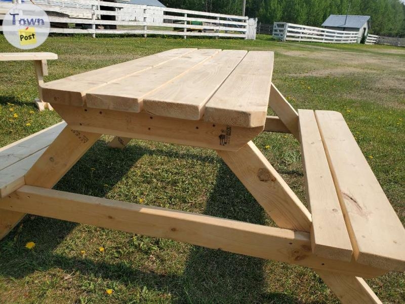 Kids Wooden Picnic Table - 1 - 903120-1684452704