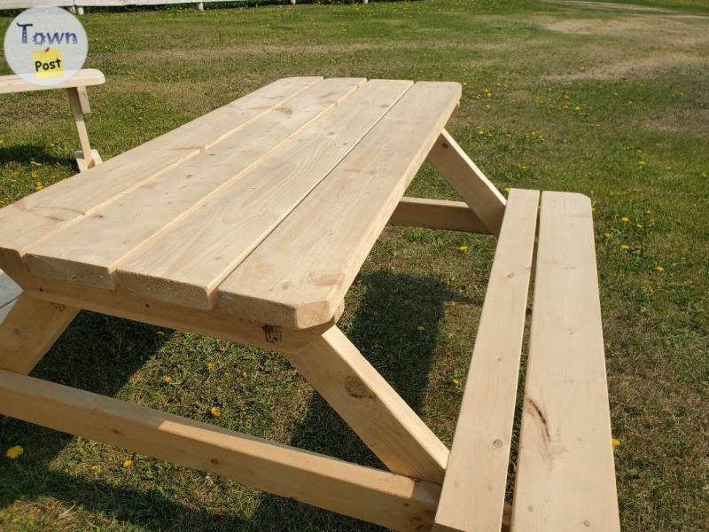 Kids Wooden Picnic Table - 2 - 903120-1684452704_0