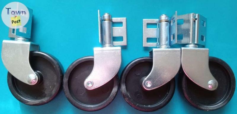 New set of 4 corner angle mount caster wheels - 1 - 925898-1690906372