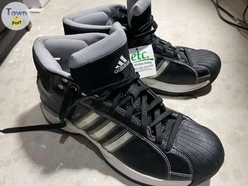 Adidas PRO MODEL Black Leather Sze 9½ Men's Shoes Hi Top Sneakers NEW - 2 - 964128-1698988310_0