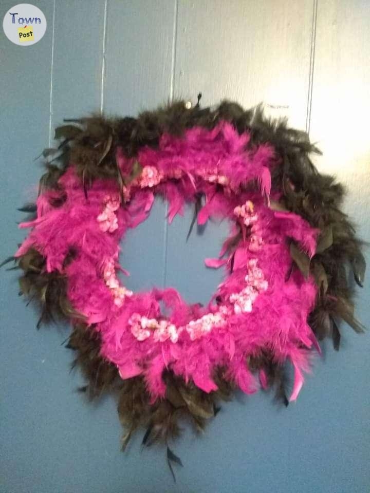 Feather decor Wreath - 1 - 975606-1701073643