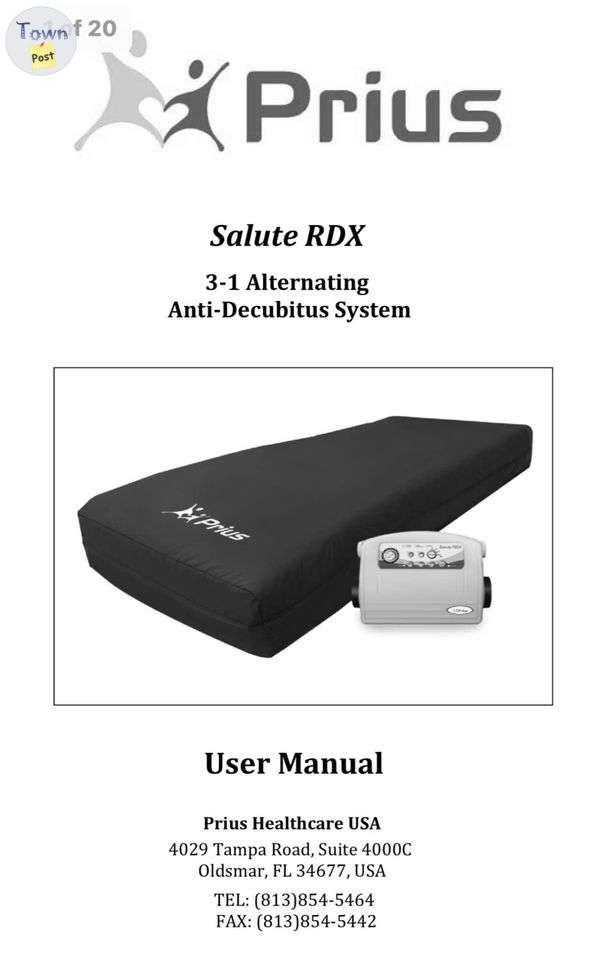  REDUCED!! Salute RDX Mattress Alternating Air Mattress - 3 - 978502-1701707138