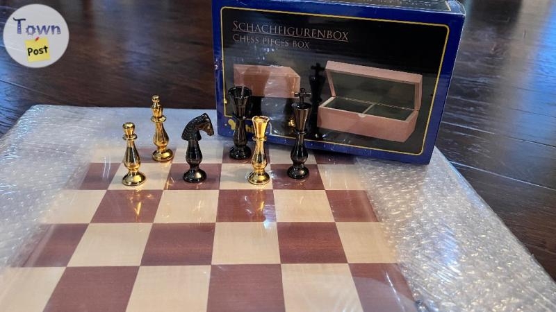 Tournament Chess Set with StonKraft Metal Chess Pieces - 1 - 981392-1702263750