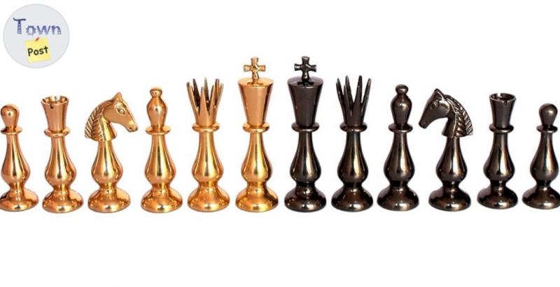 Tournament Chess Set with StonKraft Metal Chess Pieces - 8 - 981392-1702263750_6