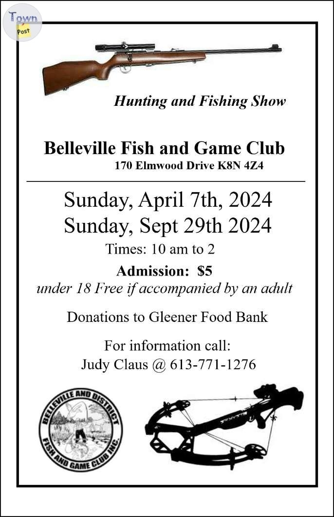 Bellevile Fish & Game Club Hunting & Fishing Show - 1 - 1002069-1707023243