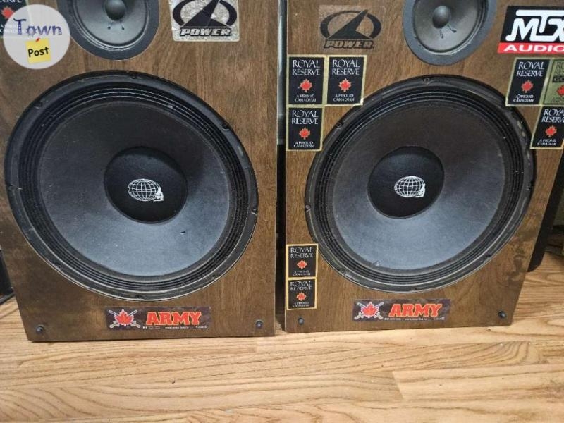 15 inch vintage party speakers  - 2 - 1004687-1707619850_0