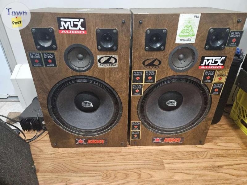 15 inch vintage party speakers  - 3 - 1004687-1707619850_1