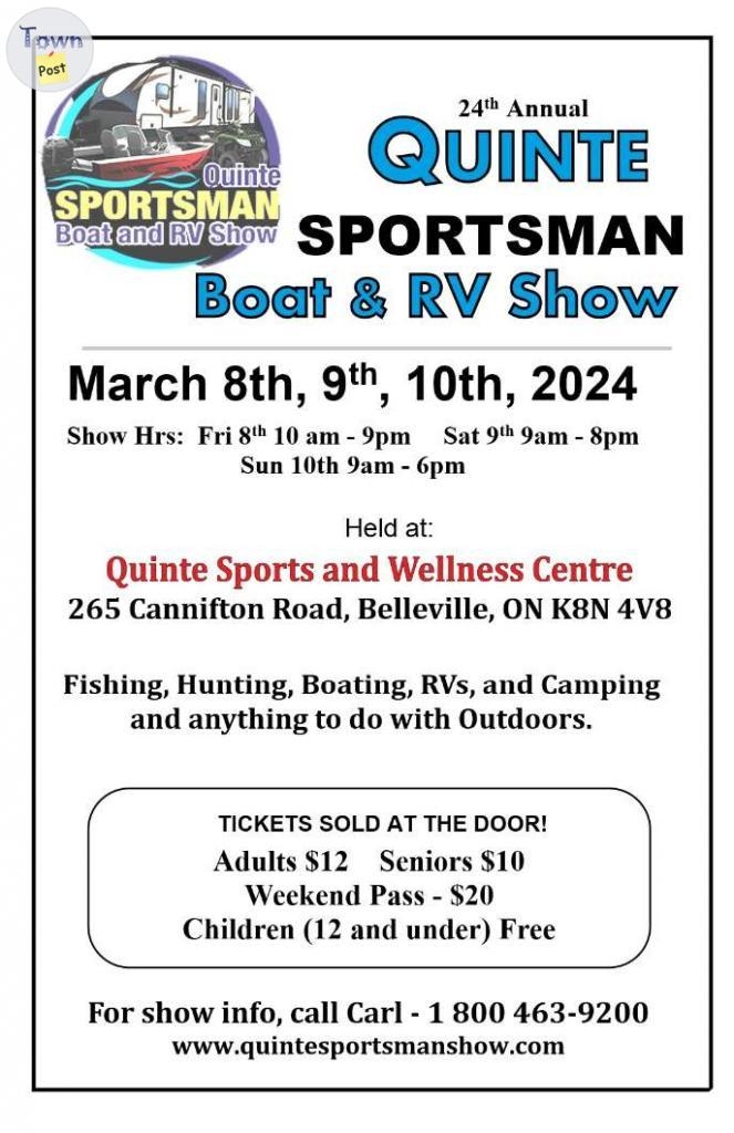 Quinte Sportsman, Boat & RV Show 2024 - 1 - 1006058-1707965307