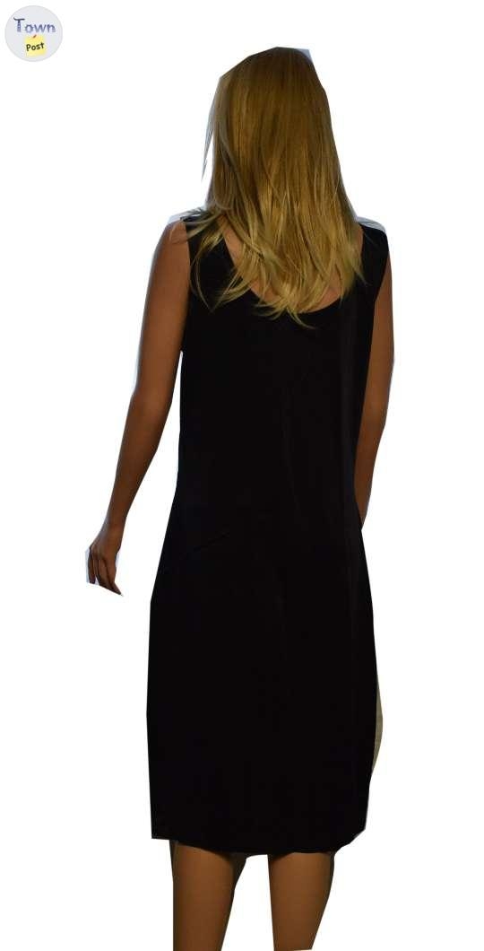 Little Black Sleeveless Dress - 5 - 1007748-1708369943_3