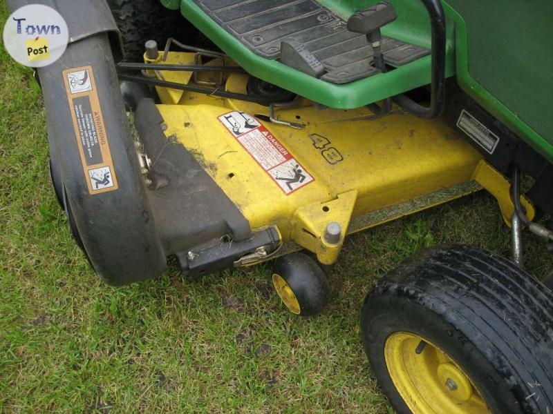 John Deere 48 inch 3 blade PTO driven mower deck & John Deere POWER FLOW rear bagger - 4 - 409921-1708840256_2