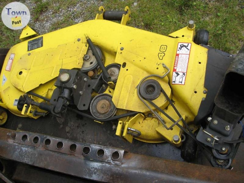 John Deere 48 inch 3 blade PTO driven mower deck & John Deere POWER FLOW rear bagger - 7 - 409921-1708840256_5