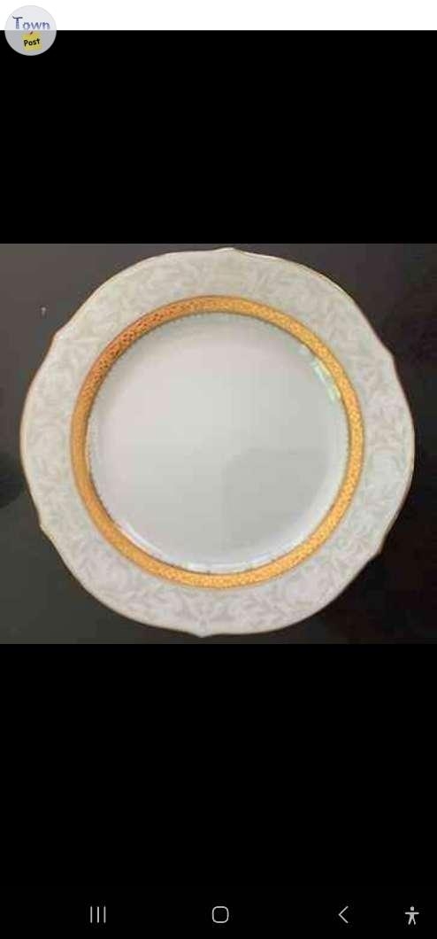 1500 OBO Something to Cherish Perfect Mother's Day Gift Fine Bone China Contemporary “Noritake” -“Essex Gold” Dishes - 2 - 1015114-1709603487_0