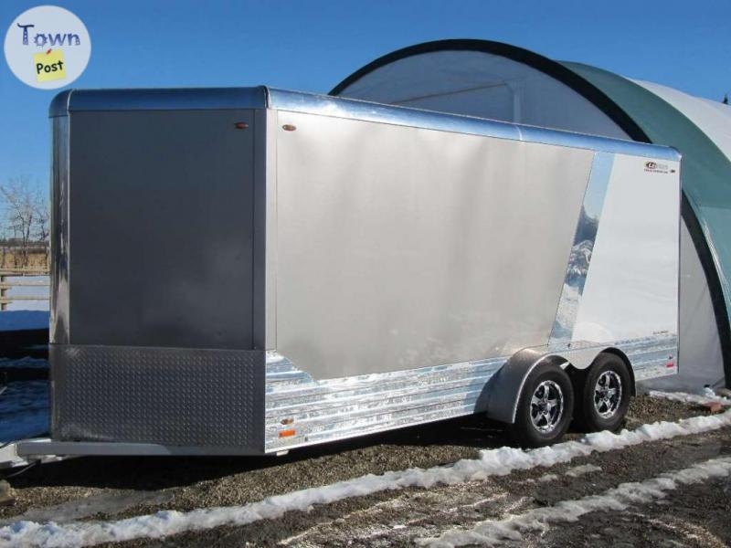 2018 Legend Deluxe V-Nose 7x19 All Aluminum Enclosed Trailer - 1 - 1020873-1710953190