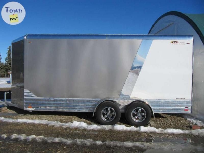 2018 Legend Deluxe V-Nose 7x19 All Aluminum Enclosed Trailer - 2 - 1020873-1710953190_0