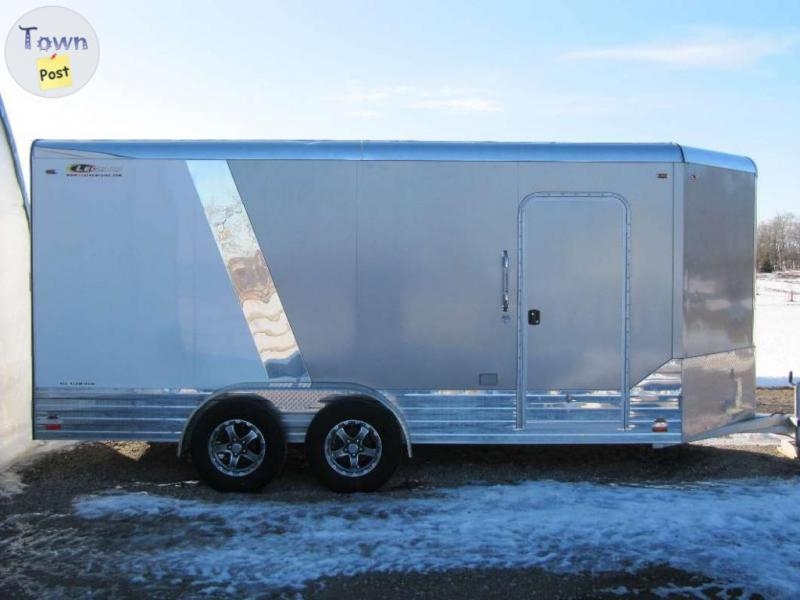 2018 Legend Deluxe V-Nose 7x19 All Aluminum Enclosed Trailer - 4 - 1020873-1710953190_2