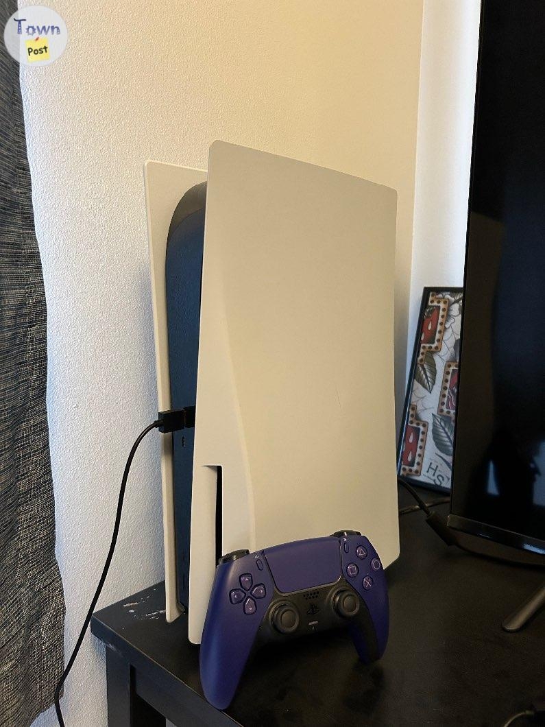 PS5 with Purple Controller and Headset - 1 - 1024564-1711753138