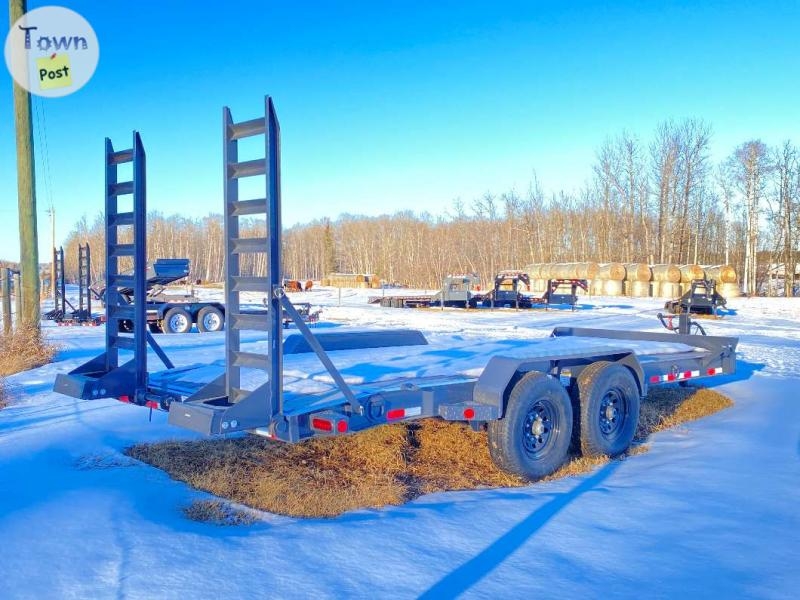 REDUCED - Iron Bull - 18 ft Equipment Trailer with Stand up Ramps - 2 - 957803-1711430174_0