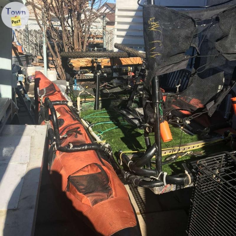 Hi-End 9'  Teton Model with Framed Canvas Bags Pontoon Boat For Sale - 3 - 1025142-1712259175_0