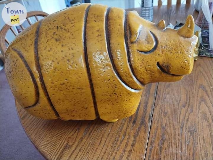 Vintage Rhinoceros bank  - 1 - 1026041-1712123723