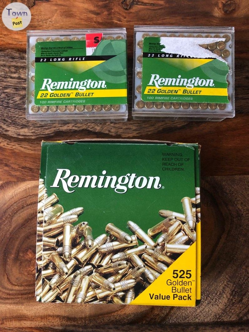 725 rnds 22lr hollow point 36 gr Remington Golden Bullet - 1 - 1027899-1712551693